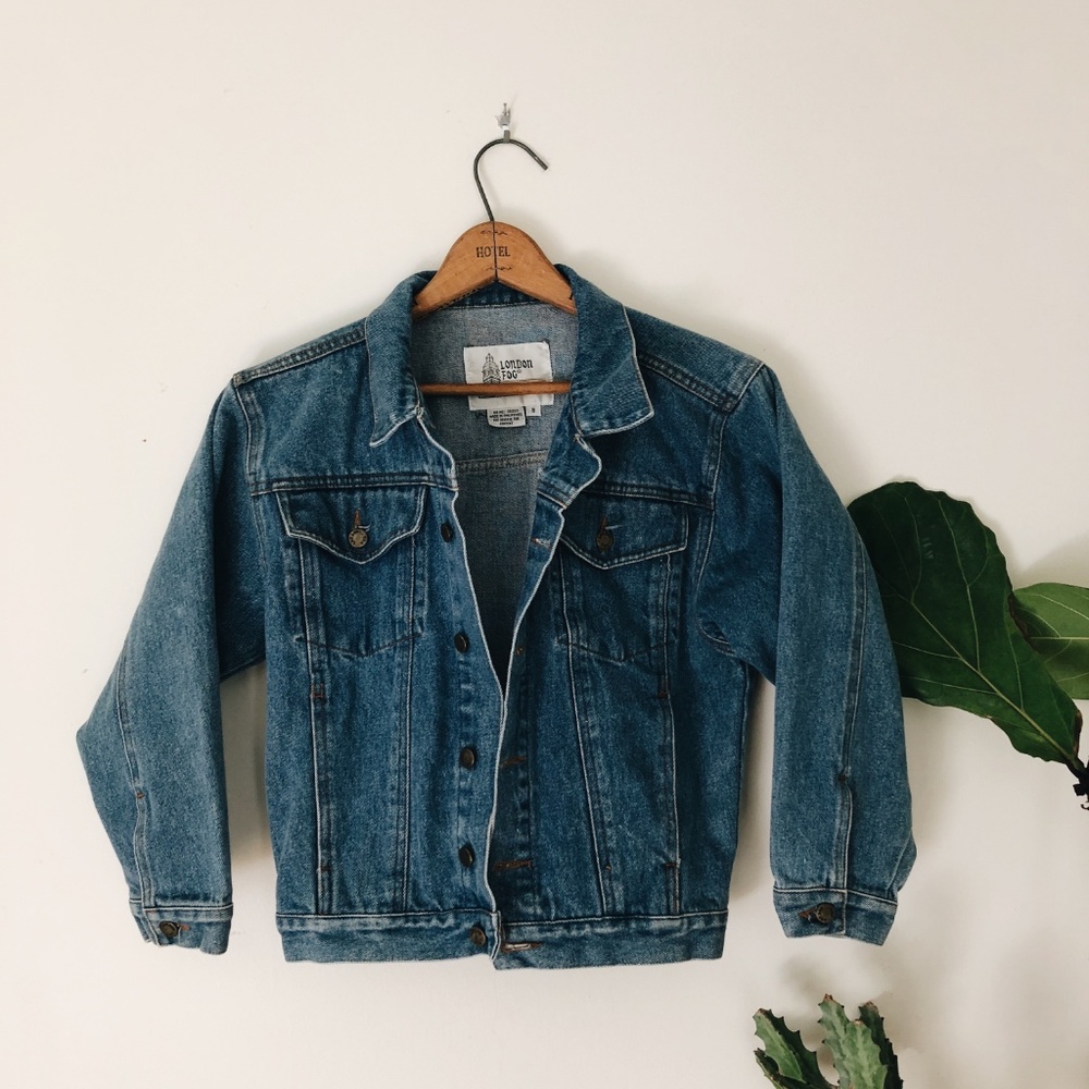 Kids Vintage London Fog Jean Jacket